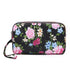 Fashion Flower Print Wallet For Women Three Layer High-capacity Mobile Phone Bag Portable Handheld Bag Mini Key Bag Clutch Bag